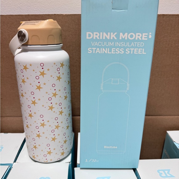 Blackube 32oz Insulated Water Bottle with Straw Lid, Stainless Steel Water Bottl - Picture 8 of 8